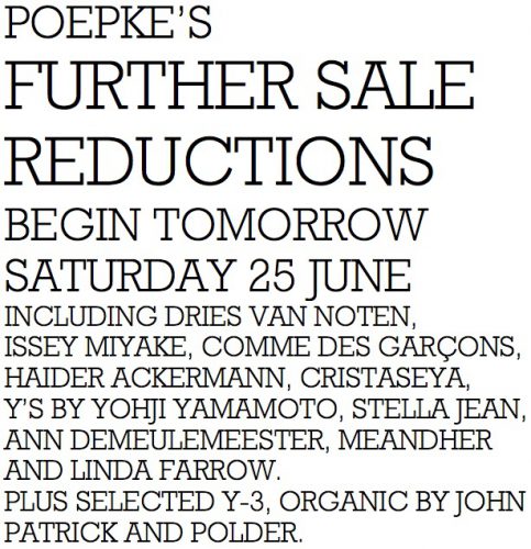 Further Reductions Poepke